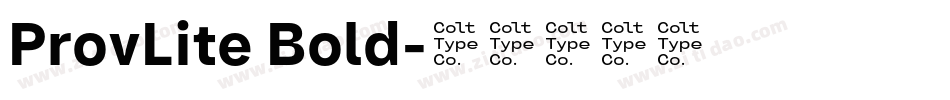ProvLite Bold字体转换